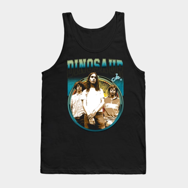 Replica Chic Dinosaurs Jr. Band-Inspired Apparel Echoes the Alt-Rock Revolution Tank Top by Tuck Diana Pilkington